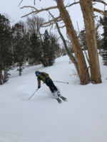 Angulation on 1/12 in the June Mtn BC.